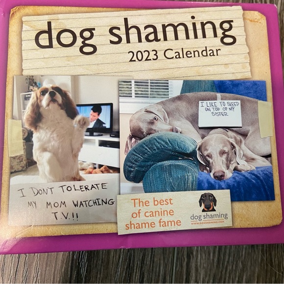 Office 223 Dog Shaming Daily Calendar Poshmark